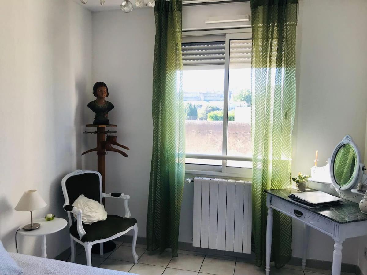 Chambre Avec Vue Panoramique Sur La Cite Medievale Carcassonne Exterior foto